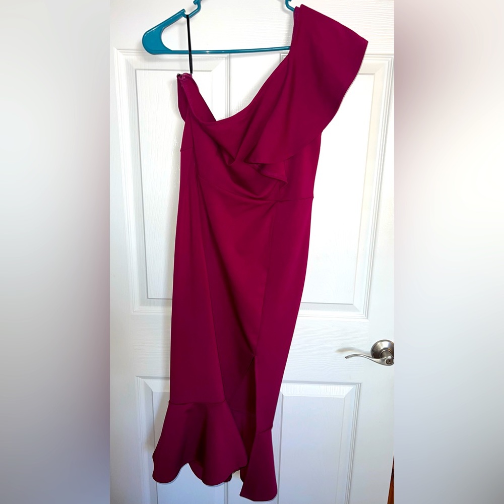 Fuchsia dinner / party dress